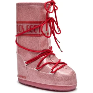 Moon Boot Ocieplane śniegowce ICON JR GLITTER - Śniegowce damskie - miniaturka - grafika 1