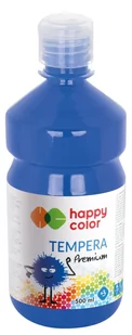 Happy Color Farba Tempera Premium 500Ml Niebieska Hap.Col. - Farby i media malarskie - miniaturka - grafika 1