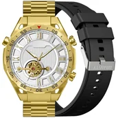 Smartwatch - Gravity GT13-2 GD/GD/BK Czarny - miniaturka - grafika 1