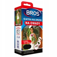 Moskitiery - Bros Siatka Magnetyczna Na Drzwi 140X220 Czarna - miniaturka - grafika 1