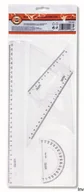 Przybory szkolne - Koh-i-noor Zestaw kreślarski 7502/01 - przeźroczyste tworzywo KOH I NOOR li 0143021 - miniaturka - grafika 1