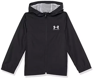 Kurtki i płaszcze dla chłopców - Under Armour Boys Jackets Boys' Ua Sportstyle Windbreaker, Black, 1370183-003, YSM - grafika 1