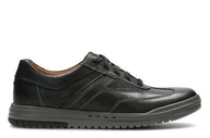 Półbuty męskie - Unrhombus Fly [black leather] - rozmiar 44.5 - miniaturka - grafika 1
