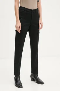 G-Star Raw spodnie damskie kolor czarny dopasowane high waist D25260-C105 - Spodnie damskie - miniaturka - grafika 1