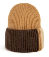 Czapki damskie - Czapka Damska Młodzieżowa Beanie Podwijana Zimowa Casualowa Ciepła Kolorowa - miniaturka - grafika 1