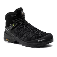 Buty trekkingowe męskie - Buty trekkingowe męskie Salewa Alp Trainer 2 Mid GTX czarne 00-0000061382 - miniaturka - grafika 1