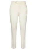 Spodnie męskie - BOSS Spodnie materiałowe C-Perin 50555842 Biały Regular Fit - miniaturka - grafika 1