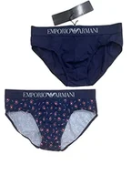 Paski - Emporio Armani Majtki męskie, Pionowy pasek/denim, S - miniaturka - grafika 1