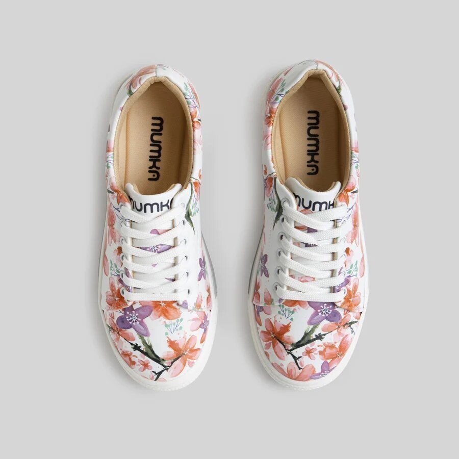 Mumka Shoes Sneakersy wegańskie Kwiaty Wiśni Mumka-37
