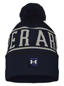 Czapki damskie - Under Armour Czapka "Halftime Pom" w kolorze czarnym - miniaturka - grafika 1