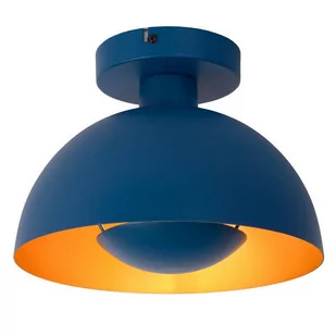 Lucide Loftowa LAMPA sufitowa SIEMON 45196/01/35 metalowa OPRAWA kopuła niebieska - Lampy sufitowe - miniaturka - grafika 1