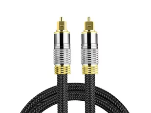 Kabel optyczny cyfrowy Alogy 6.0mm przewód Audio TV PC 3m - Kable USB - miniaturka - grafika 1