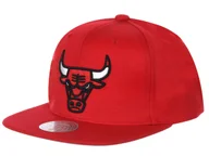 Czapki damskie - Czapka z daszkiem Mitchell & Ness NBA Core Side Snapback Bulls 6HSSSH21270-CBURED1-Uniwersalny - miniaturka - grafika 1