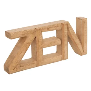 Drewniana dekoracja Zen - Figurki dekoracyjne - miniaturka - grafika 1
