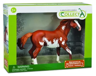 Collecta Koń Deluxe Ogier kasztanowy overo - Figurki dla dzieci - miniaturka - grafika 1
