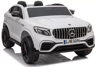 Import LEANToys Mercedes GLC 63S Biały 4126 - Pojazdy elektryczne dla dzieci - miniaturka - grafika 1