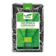 Ziarna i nasiona roślin strączkowych - Bio Planet SERIA ZIELONA SOCZEWICA CZARNA BELUGA BIO 500 g - - miniaturka - grafika 1