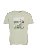 Koszulki męskie - ESPRIT T-shirt męski, 340/Pastel Green, L - miniaturka - grafika 1