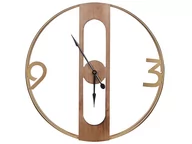 Zegary - Beliani Zegar ścienny  50 cm jasne drewno MULHOUSE - miniaturka - grafika 1