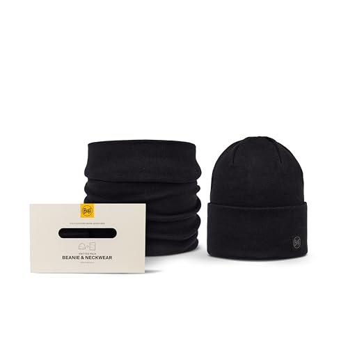 BUFF Product Bundle Niels czapka i komin czarny unisex dorośli jeden rozmiar