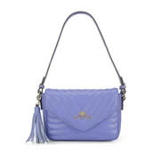 Torebki damskie - Damska torebka skórzana pikowana z chwostem - miniaturka - grafika 1