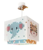 Lampy sufitowe - Piksele lampa wisząca 1xE27 multikolor 63372 - miniaturka - grafika 1