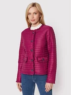 Kurtki damskie - Joseph Ribkoff Kurtka puchowa 223908 Fioletowy Regular Fit - miniaturka - grafika 1
