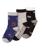 Skarpetki dla dzieci - Skarpetki chłopięce dziecięce długie antypoślizgowe z ABS 3PAK 27-30 MYWAY - miniaturka - grafika 1