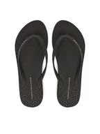 Klapki i japonki damskie - Tommy Hilfiger Japonki Hilfiger Strap Beach Sandal FW0FW08736 Czarny - miniaturka - grafika 1
