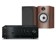 Zestawy stereo - Yamaha R-N1000A (czarny) + 706 S3 (mokka) - miniaturka - grafika 1