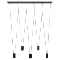 Lampy sufitowe - Lampa wisząca Toledo 5xGU10 czarna LP-432/5P BK - miniaturka - grafika 1