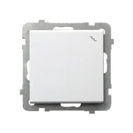 Wyłączniki światła i elektryczne - Wyłącznik schodowy SONATA - biały mat - miniaturka - grafika 1