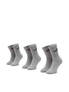 Puma Zestaw 3 par wysokich skarpet unisex 907934 r. 35/38 Szary - Skarpetki damskie - miniaturka - grafika 1