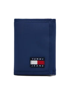 Tommy Jeans Mały Portfel Męski Tjm Ess Daily Nylon Tri Wallet AM0AM13269 Granatowy - Portfele - miniaturka - grafika 1