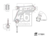 Wahacze - CONTROL ARM WITH BUSHES AND JOINT - miniaturka - grafika 1