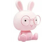 Lampy stojące - Lampka Biały Miś Na Deskoloce Led - miniaturka - grafika 1