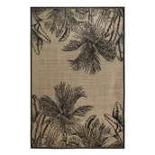 Dywany zewnętrzne - INDAVO Dywan zewnętrzny Anna Palmy beżowo-czarny 160 x 230 cm - miniaturka - grafika 1