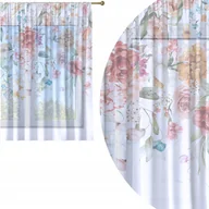 Firany - Firana Gotowa 300x150 Woal Barwiona Wzór Na Żabki - miniaturka - grafika 1