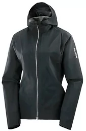 Kurtka Salomon Bonatti Trail W Deep Black - Kurtki i kamizelki sportowe damskie - miniaturka - grafika 1