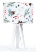 Lampy stojące - Welurowa lampa stołowa z motywem świątecznym W6-E41 - miniaturka - grafika 1