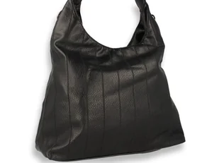 Torebka Damska Worek Na Ramię Czarny - Torebki damskie Torebka Damska Worek Na Ramię Czarny - Torebki damskie - miniaturka - grafika 1