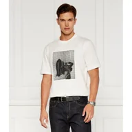 Koszulki męskie - Armani Exchange T-shirt | Regular Fit - miniaturka - grafika 1