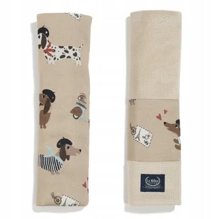 La Millou Ochraniacze na pasy do wózka Pierre the Dog Seatbelt cover - Akcesoria do wózków - miniaturka - grafika 1