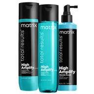 Zestawy kosmetyków damskich - Matrix High Amplify, zestaw kosmetyków na objętość, szampon + odżywka + spray - miniaturka - grafika 1