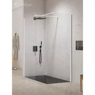 Kabiny prysznicowe - New Trendy EXK-2300 KABINA NEW MODUS WHITE WALK-IN U 160x100x200 CZYSTE 8mm ACTIVE SHIELD - miniaturka - grafika 1