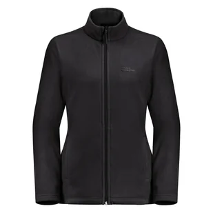 Damski Polar JACK WOLFSKIN FLORSBERG FZ W 5030001-6000 – Czarny - Bluzy damskie - miniaturka - grafika 1