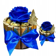 Zestawy upominkowe - Zestaw prezentowy Tort z czekoladek Urodziny Rocznica Dla Mamy Babci Taty - miniaturka - grafika 1