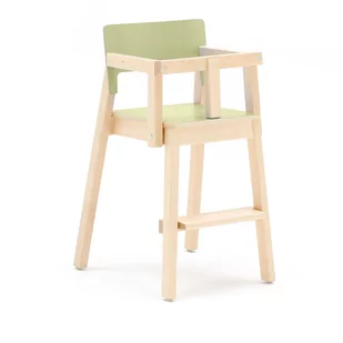 #en Chair Love 50 birch. Seatheight 50 cm. Seat and backrest green laminate - Podnóżki, podpórki, podkładki - miniaturka - grafika 1