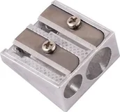 Temperówki - D.Rect Temperówka podwójna metalowa 12szt - miniaturka - grafika 1