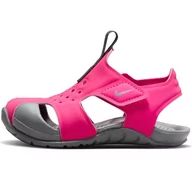 Buty dla chłopców - Nike Sunray Protect 2 (Td) chłopięce sneakersy, Hyper Pink Fuchsia Glow Smoke Grey, 25 EU - miniaturka - grafika 1